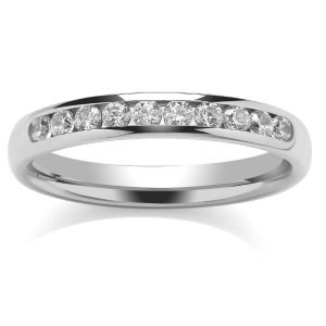 Diamond Wedding Ring - Ten Stone 18ct White special
